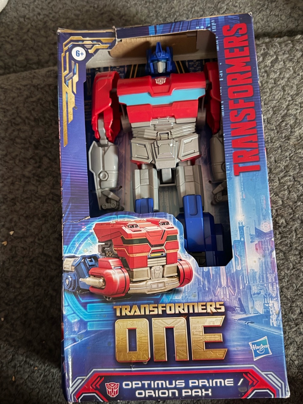 Hasbro Optimus Prime Action Figure - Red, Blue, Silver